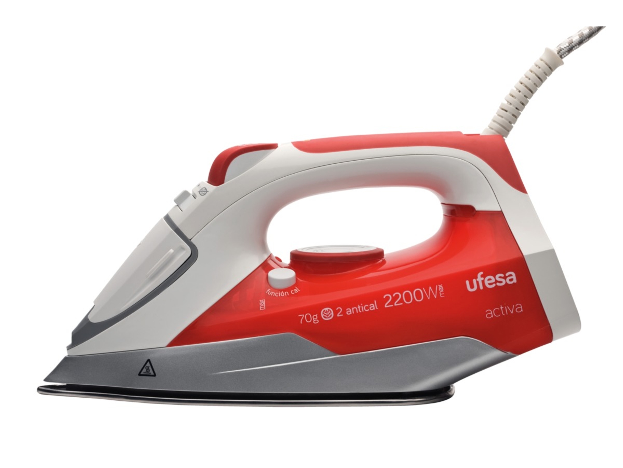 Plancha de Vapor UFESA PV1000 (Chorro Vapor: 70 g/min - Suela: Acero Inoxidable)