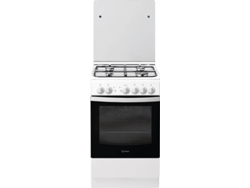 Cocina INDESIT IS5G1PMW (50 L - Gas Natural - Blanco)