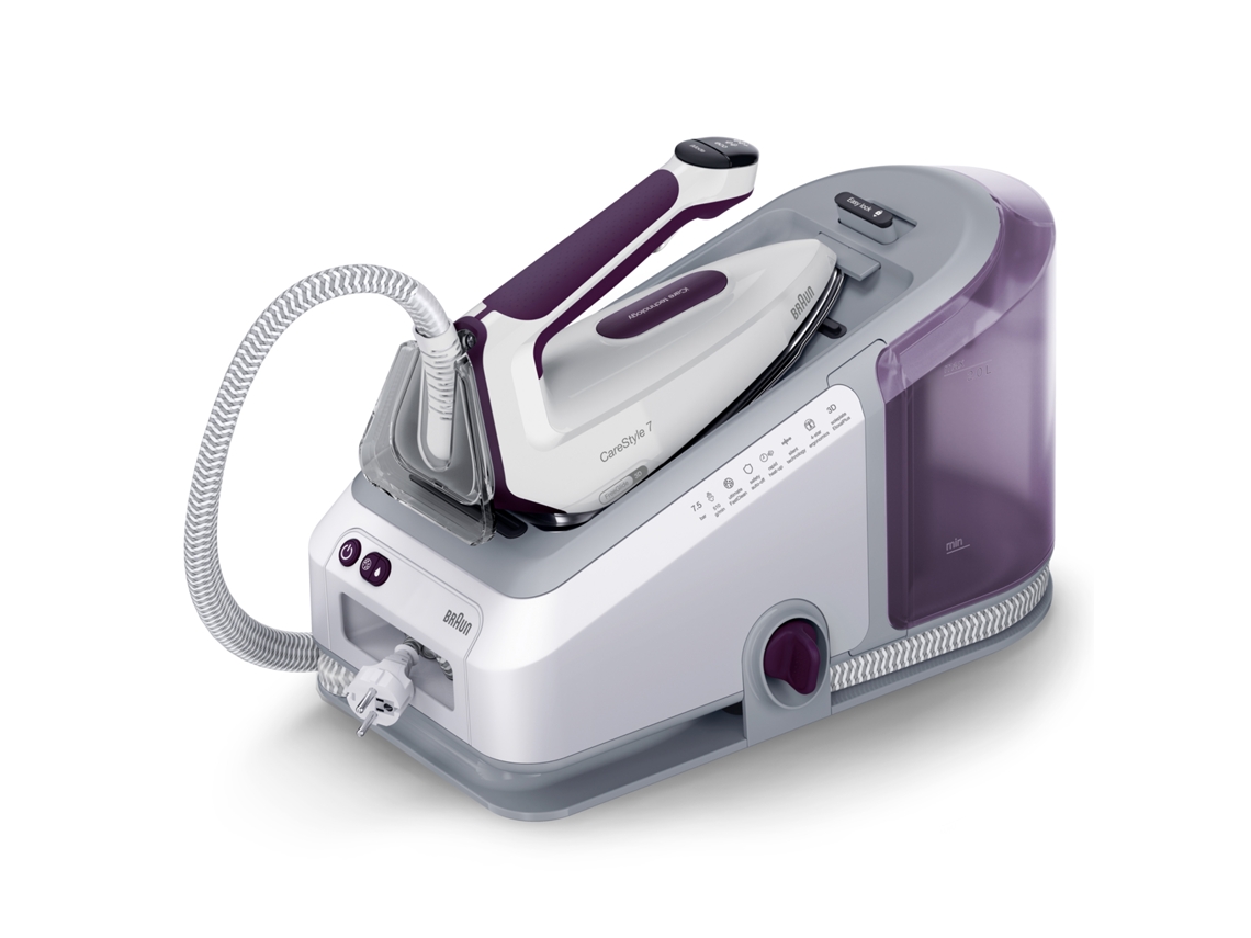 Centro de Planchado BRAUN IS7266VI Carestyle 7 (Presión 75 bar - Chorro de vapor 510 g/min)