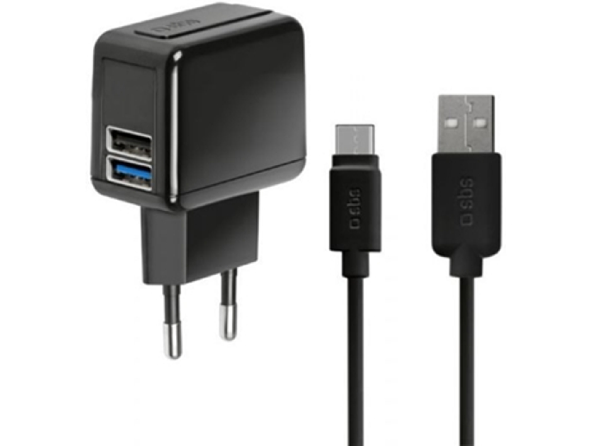 Kit de carga Coche 2x USB 2.1 Tipo C SBS