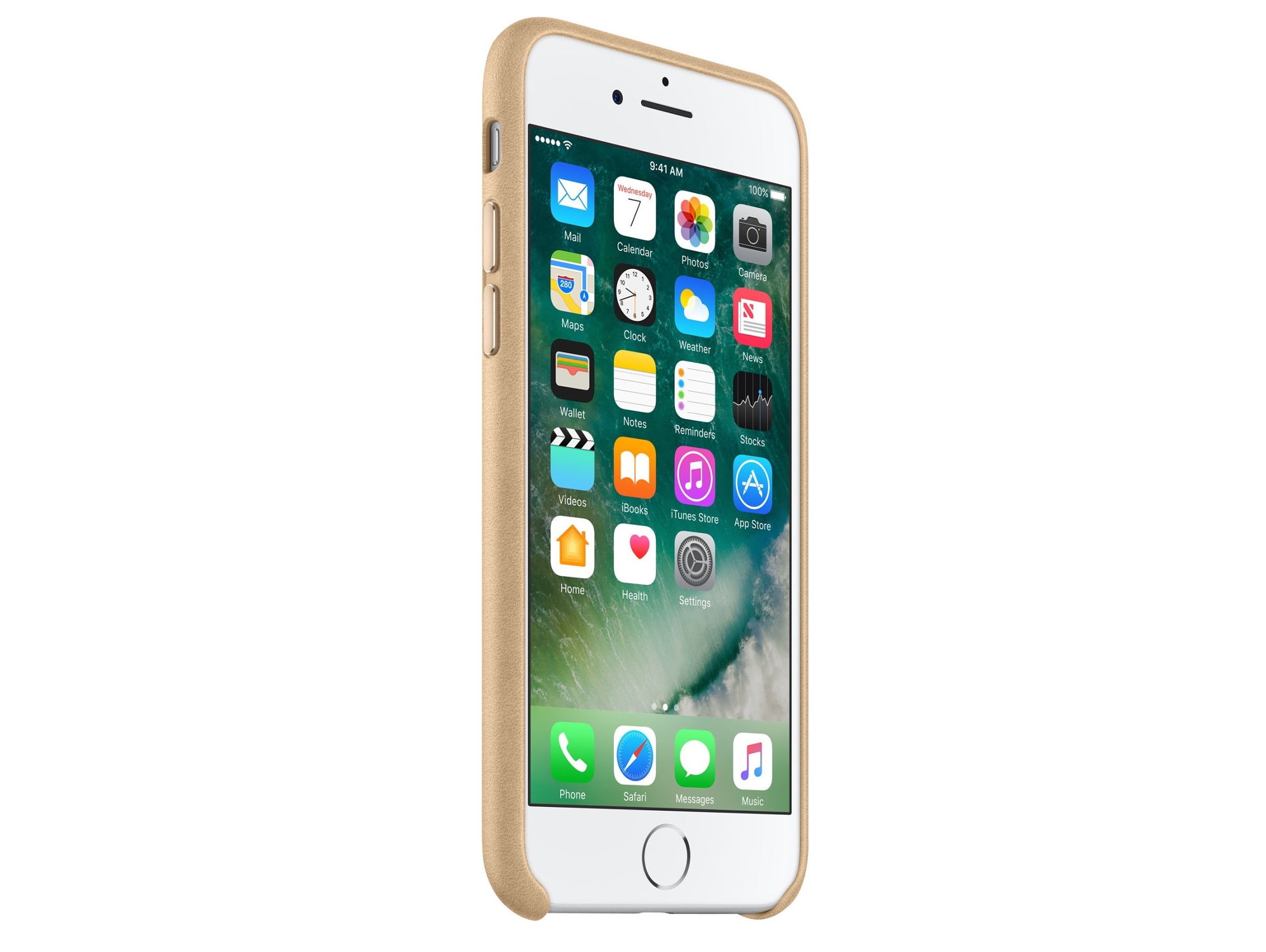 Carcasa APPLE iPhone 7, 8 Leather tan Marrón