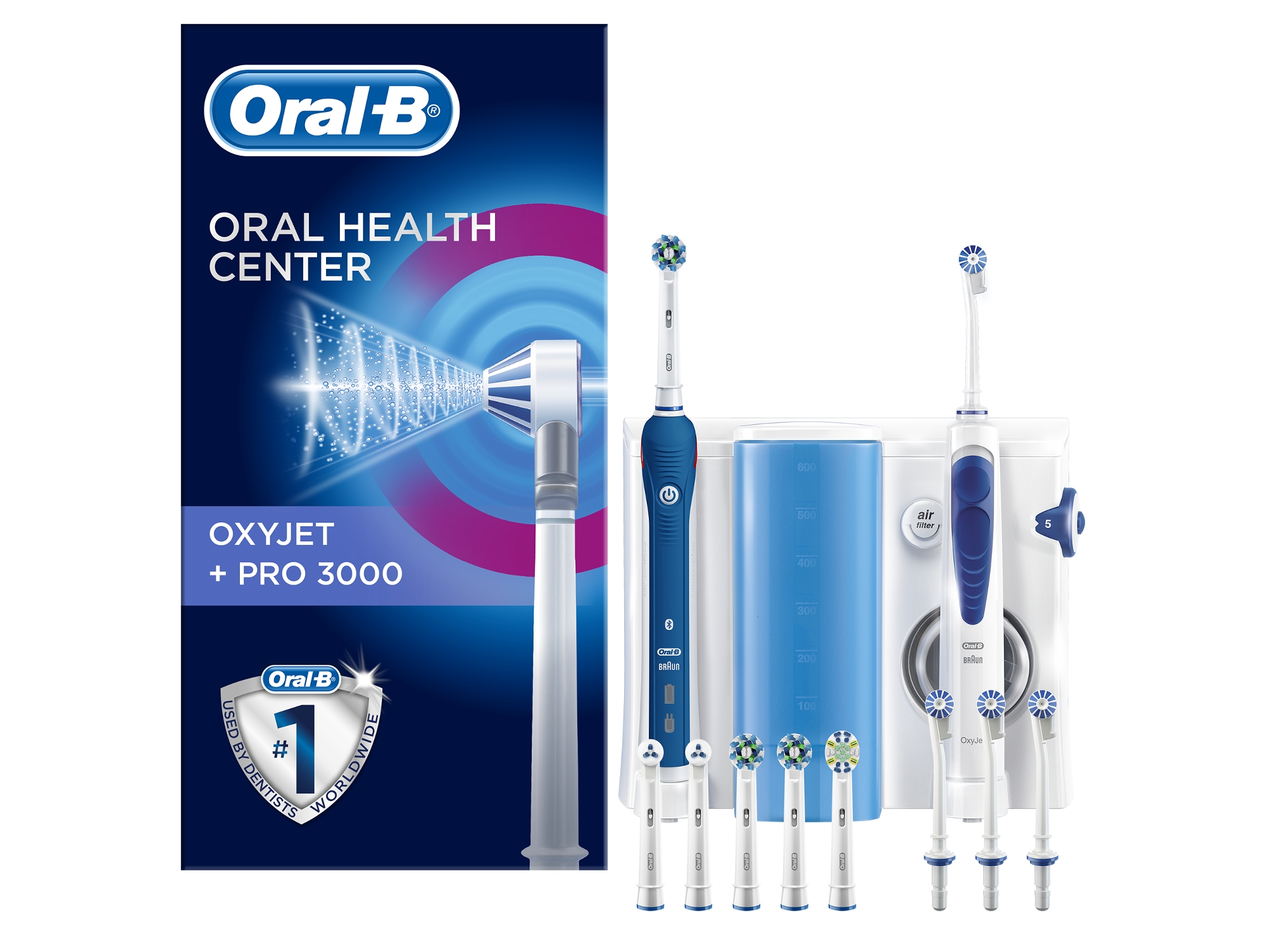 Centro Dental ORAL B Pro3000 + Oxyjet