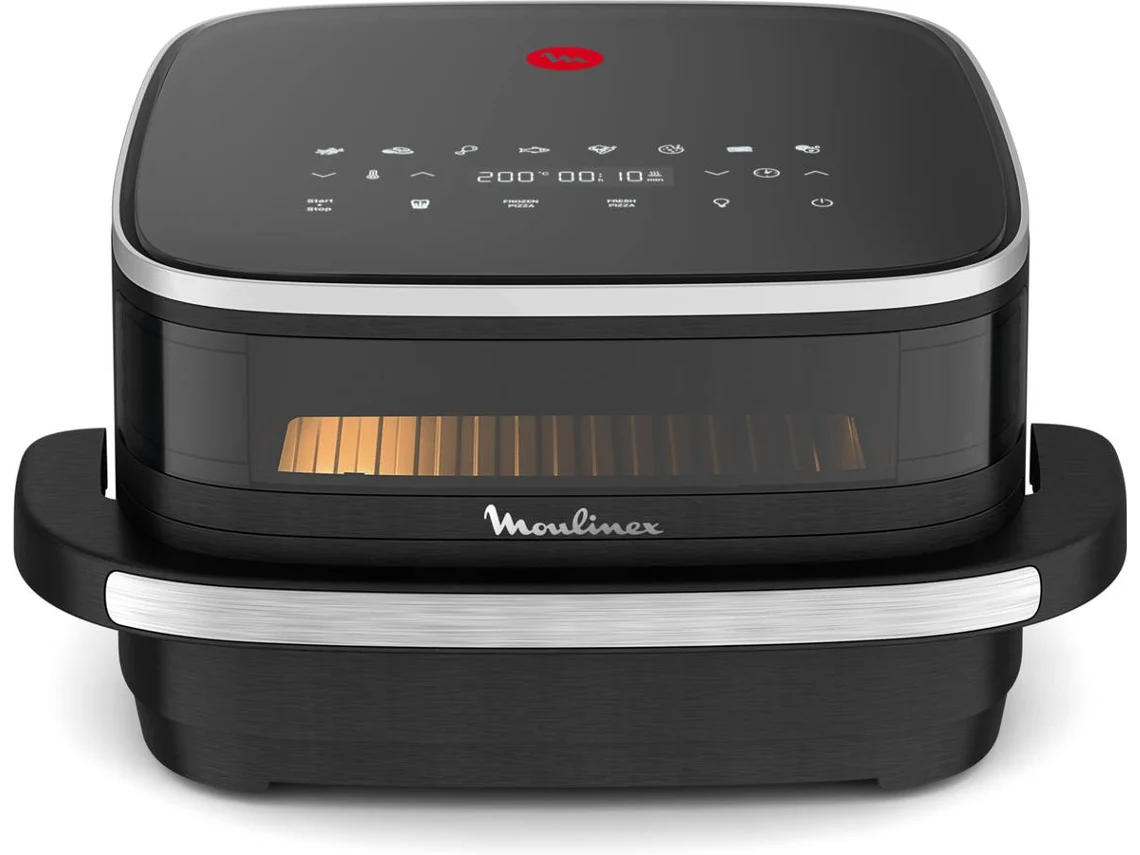 Freidora de aire MOULINEX Easy Fry XL Surface AL4018F0 Freidora sin aceite (4 L - Negro y acero inoxidable)