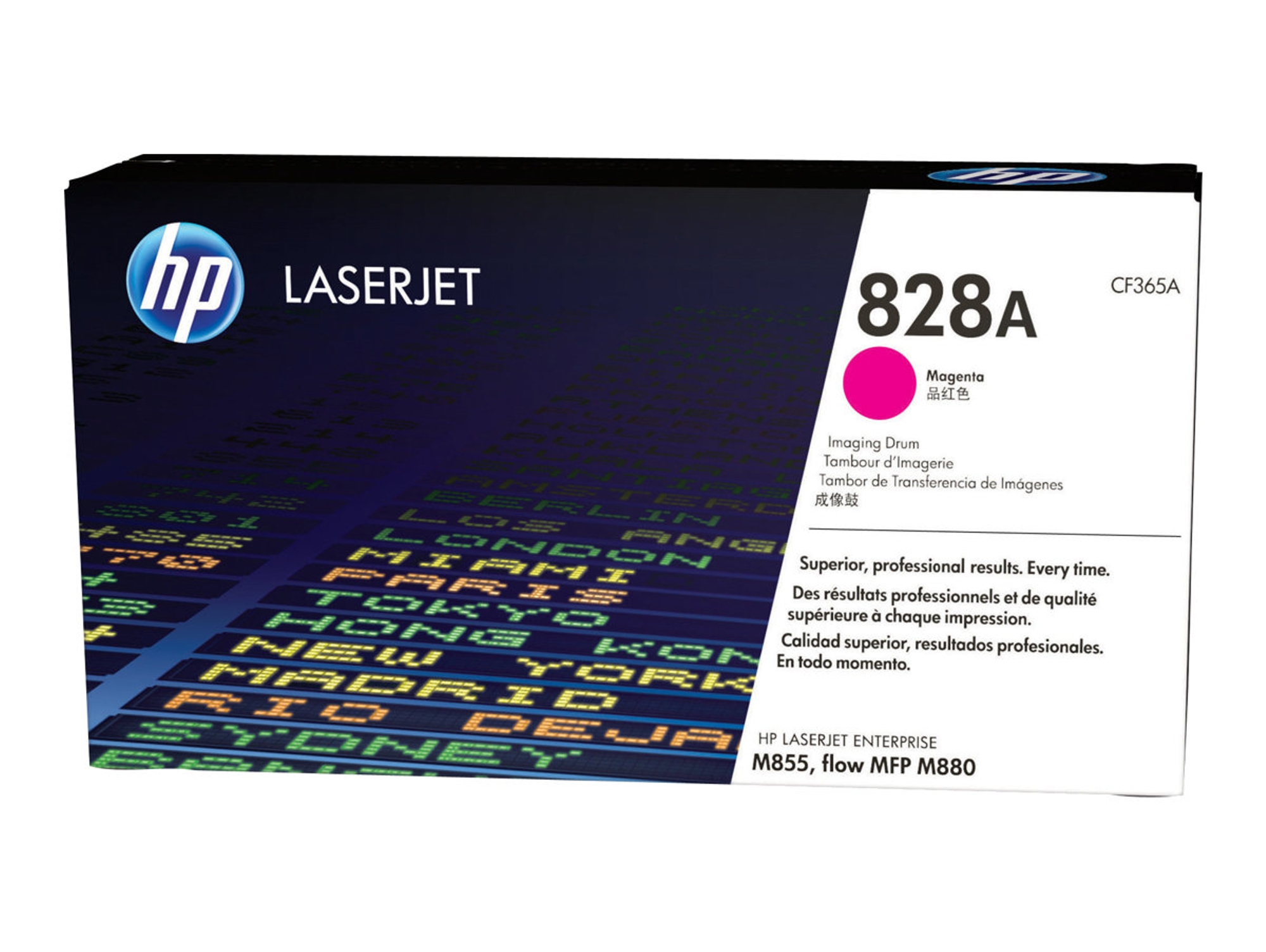 Tambor de imágenes Original  LaserJet HP 828A magenta CF365A para Laserjet enterprise series M855 y flow MFP M880