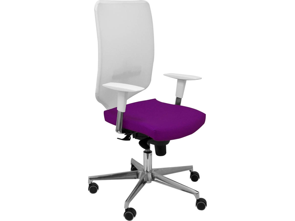 Silla Operativa PYC Ossa Blanco (Brazos Ajustables - Malla)