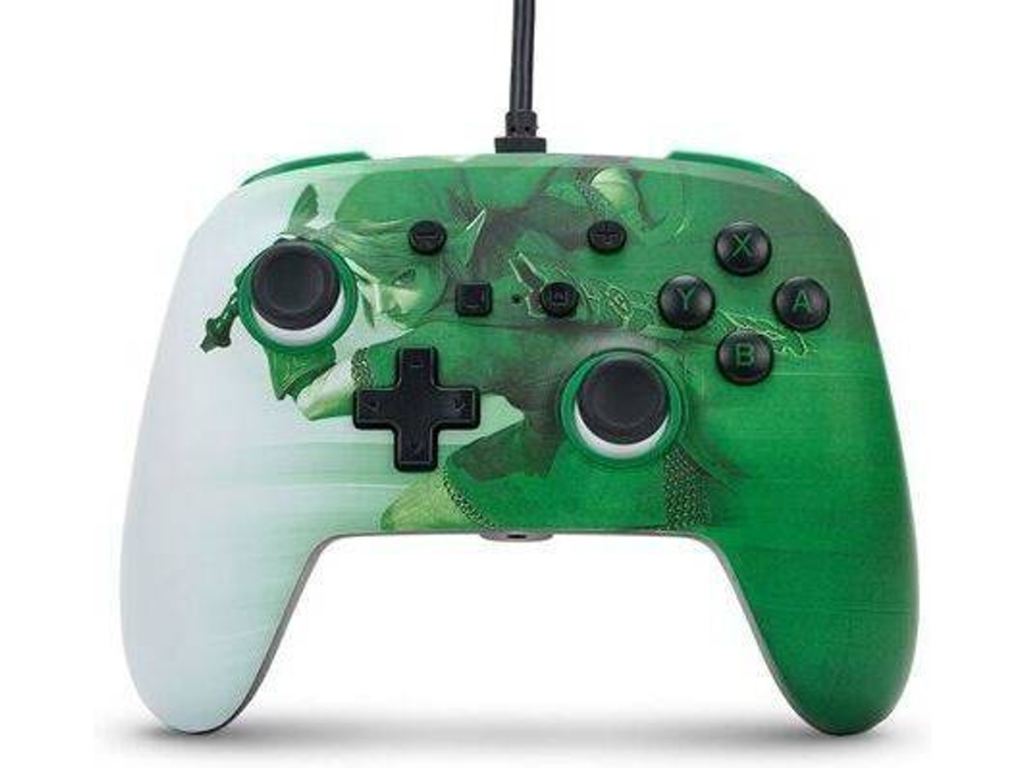 Mando con Cable POWERA Heroic Link Zelda (Nintendo Switch - Verde)