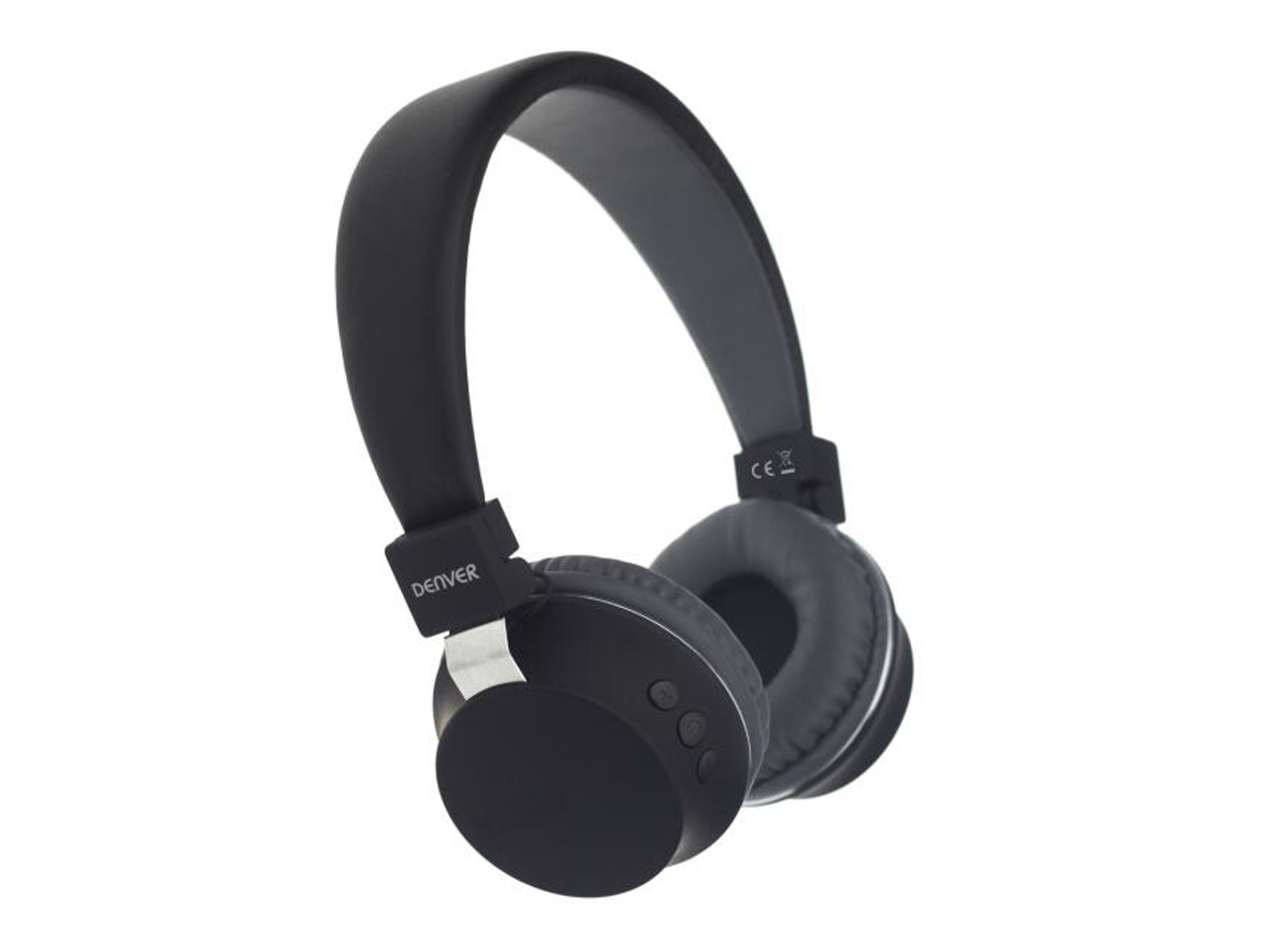 Auriculares Bluetooth DENVERH-205 (Over ear - Micrófono - Negro)