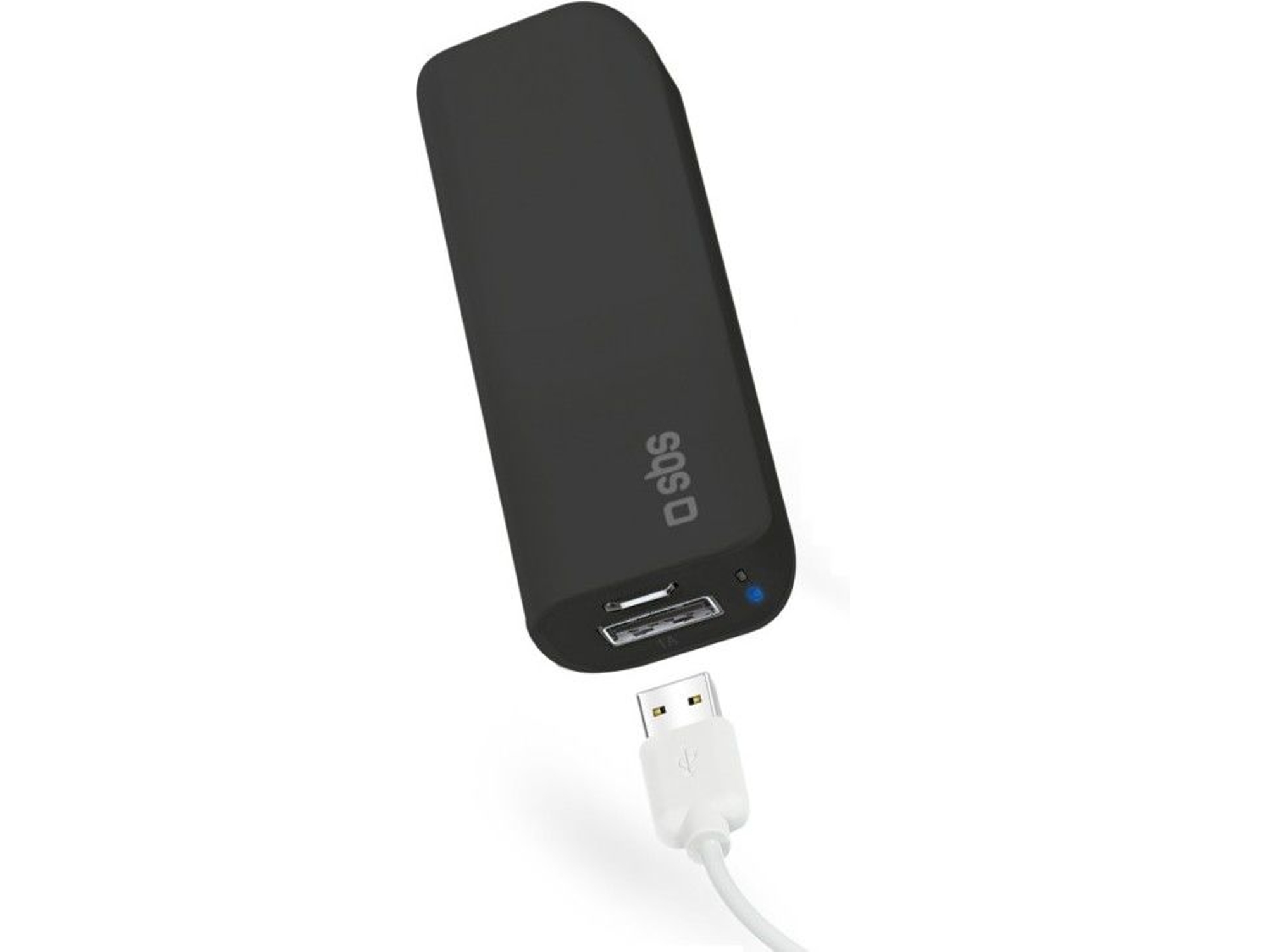 Powerbank SBS TEBB30001 (3000 mAh - 1 USB - MicroUSB - Negro)