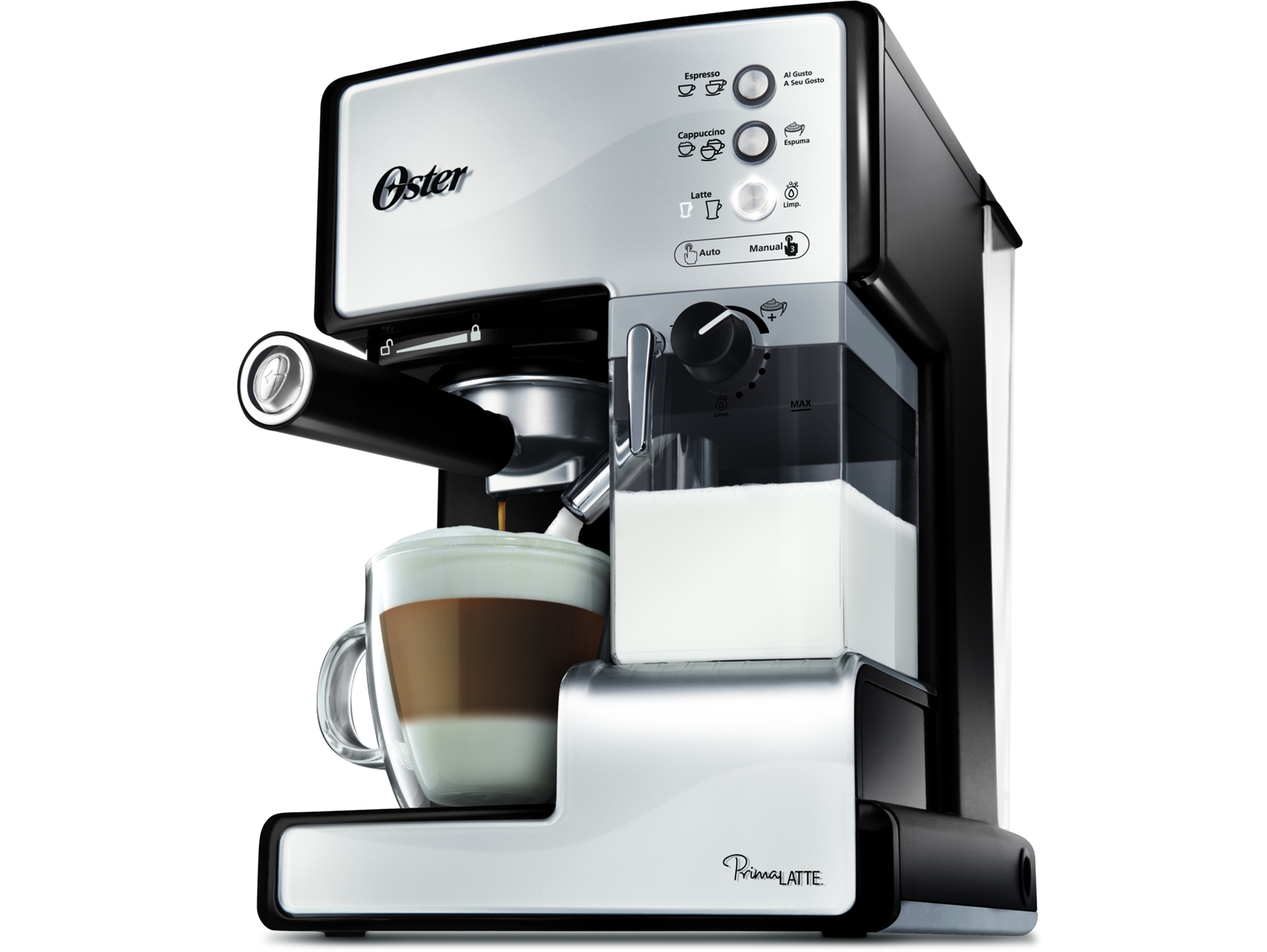 Cafetera OSTER BVSTEM6601S-050 (15 bar - Café molido)
