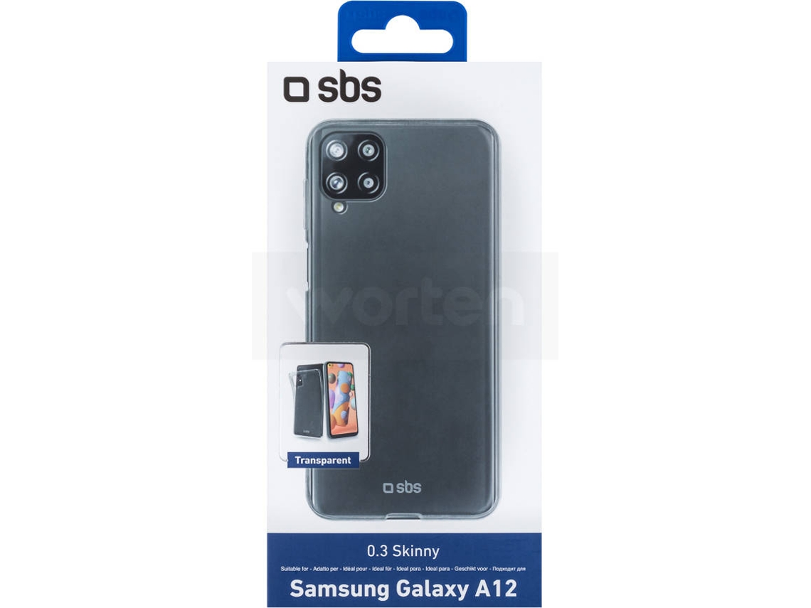Funda Samsung Galaxy A12 SBS Skinny Transparente