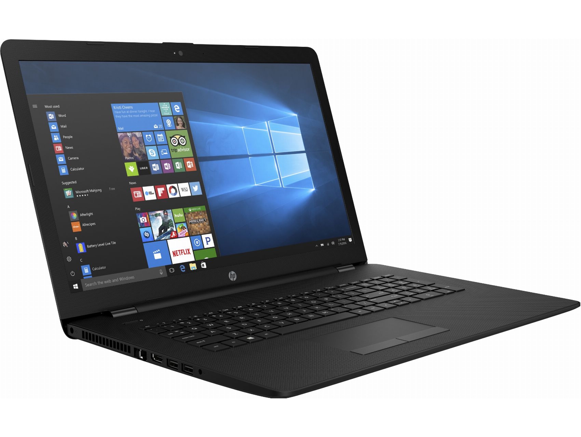 Portátil 17.3'' HP 17-AK003NS (AMD A6 - RAM: 4 GB - Disco duro: 1 TB HDD)