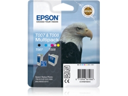 Cartucho de tinta original EPSON, Águila 16 ml, Negro, C13T00740110, T0074