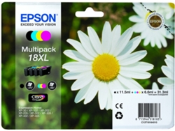 Pack ahorro cartuchos de tinta original EPSON,  18XL, Margarita, C13T18164022, T1816