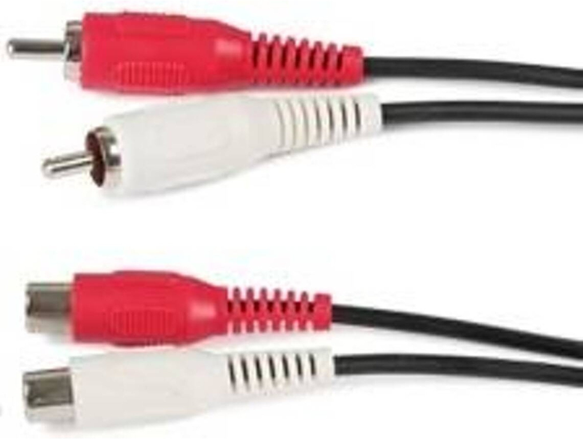 Cable Audio FONESTAR AA-204-5 (5m - 2 RCA - Macho-Hembra)