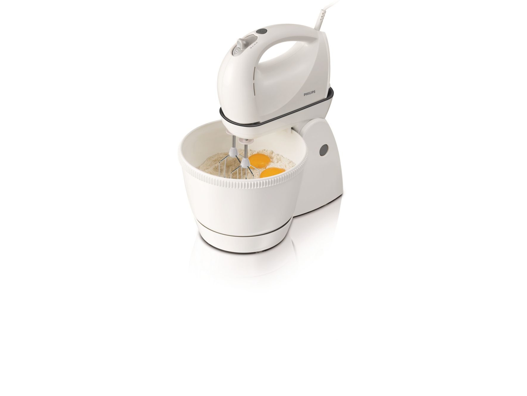 Batidora Amasadora con Bol PHILIPS HR1565/40 (400 W - Bol 3 L - Blanco)