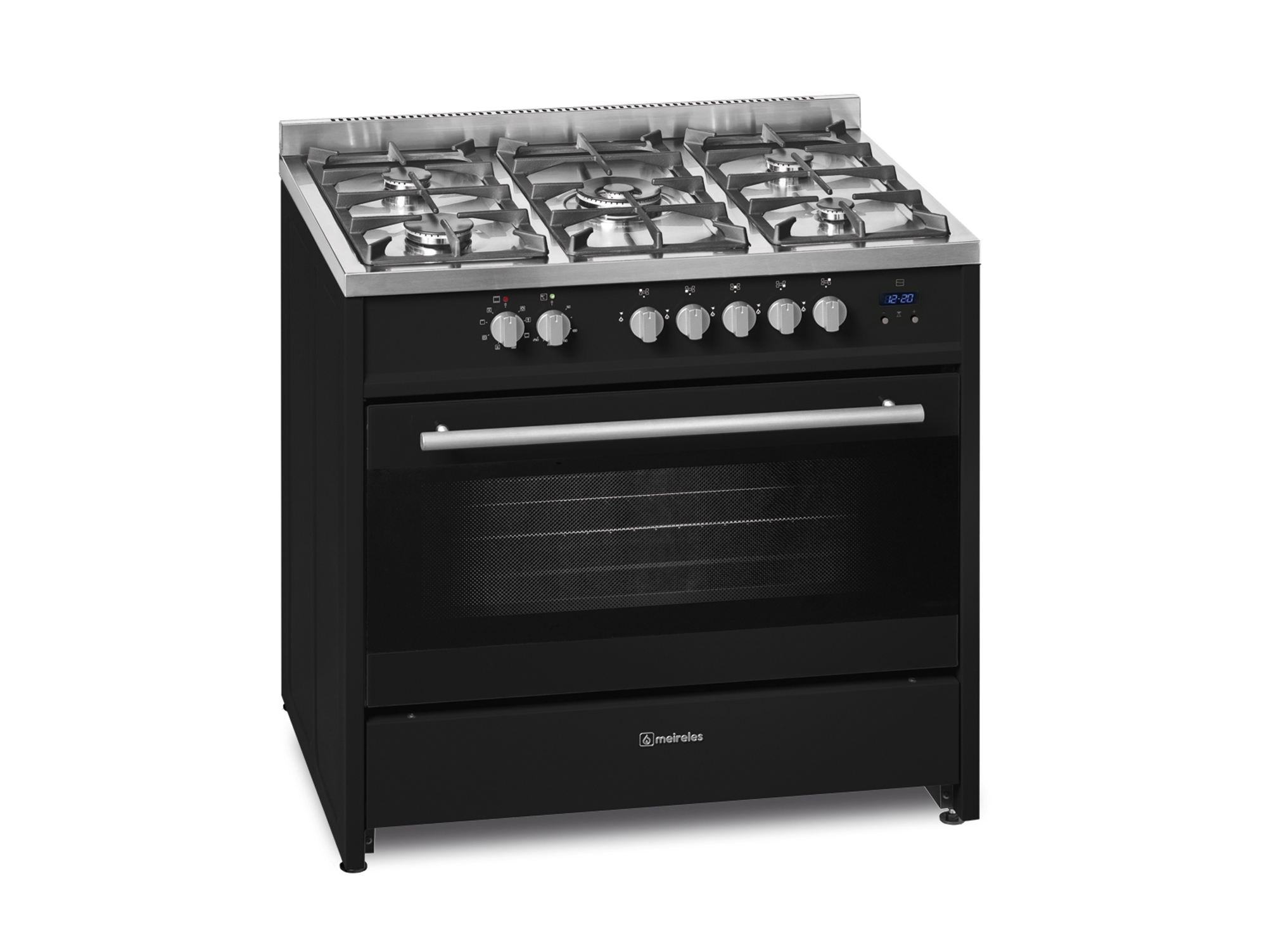 Cocina MEIRELES G 910 BL (114 L - Gas Butano-Propano - Negro)