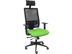Silla Operativa PYC Horna Cabecero Verde (Brazos Ajustables - Malla)