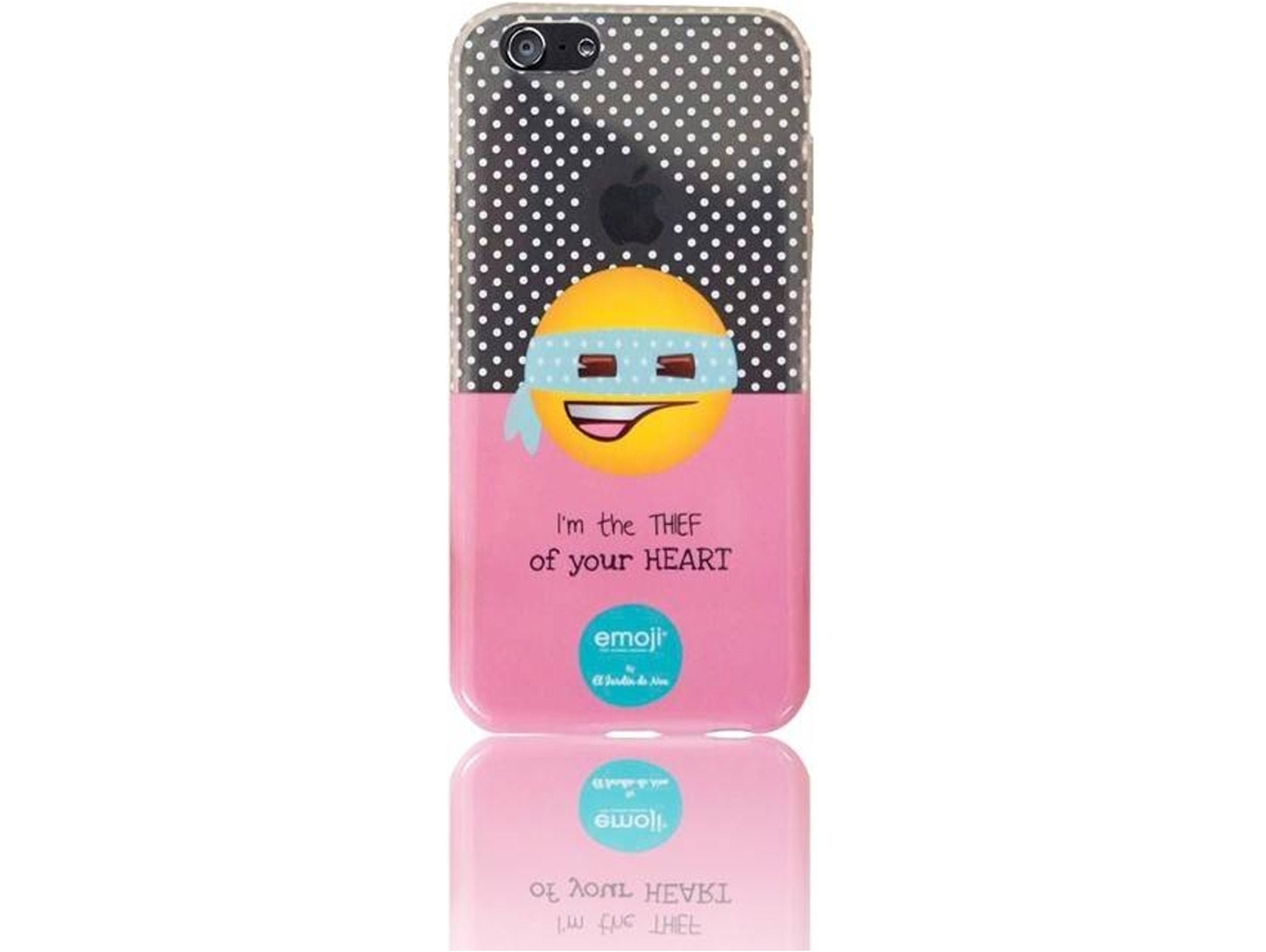 Carcasa iPhone 6, 6s EMOJI Pirata Rosa