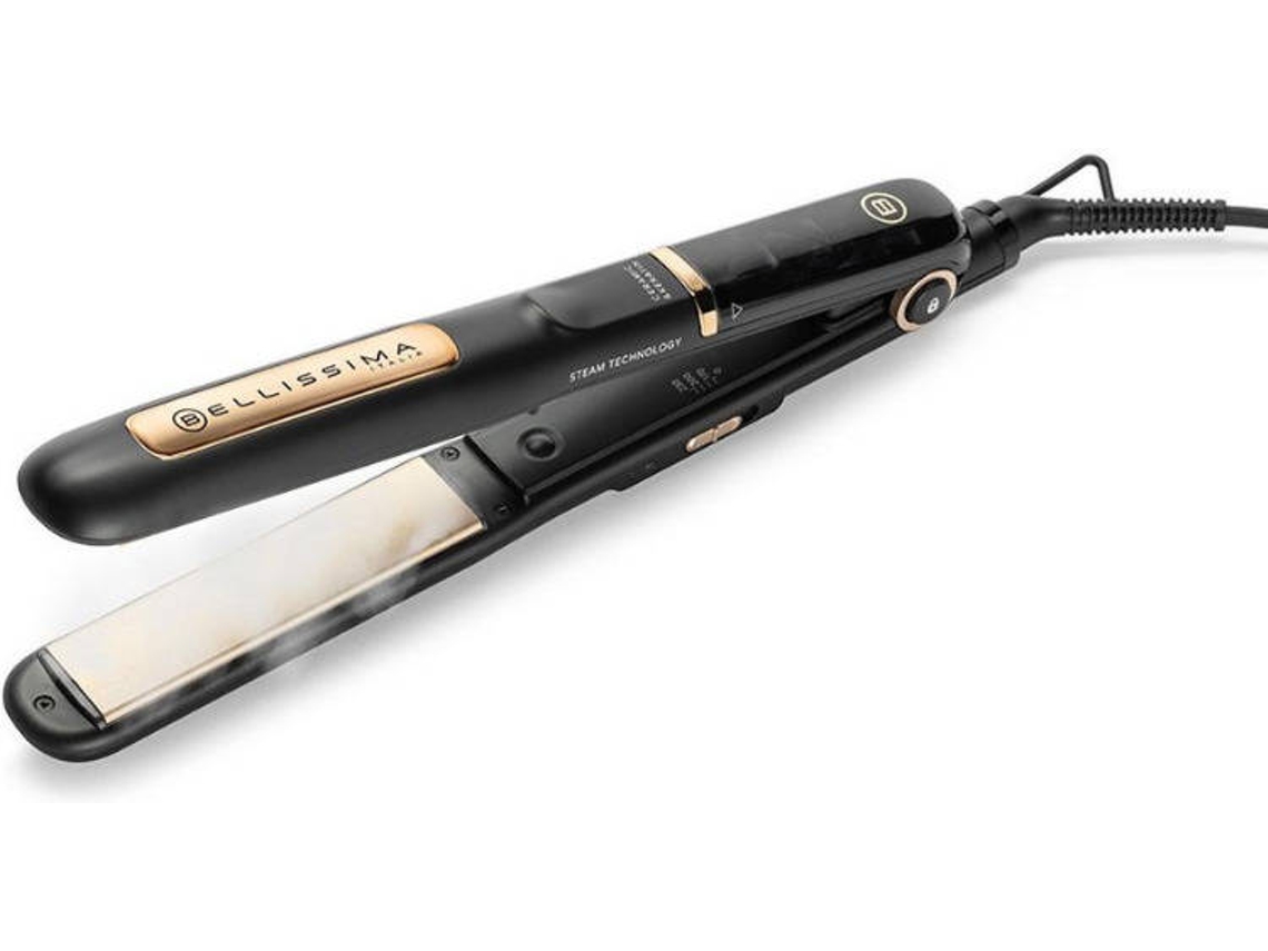 Plancha de Pelo BELLISSIMA Steam Ceramic & Keratin (Cerámica - 170 a 230 ºC)