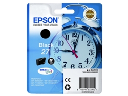 Cartucho de tinta original EPSON 27, Despertador 6,2 ml, Negro, C13T27014022, T2701