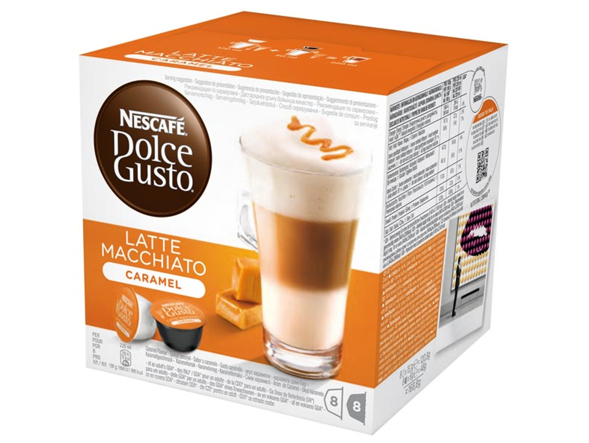 Cápsulas Café DOLCE GUSTO Latte Macchiato Caramel