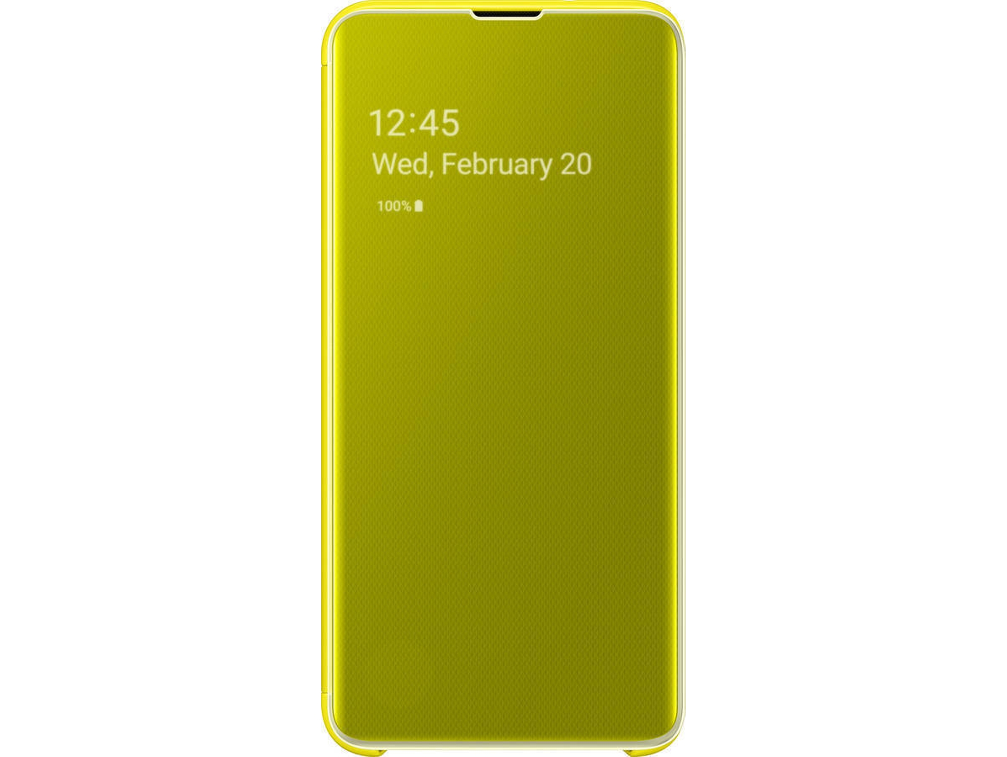 Funda SAMSUNG Galaxy S10E Clear View Amarillo