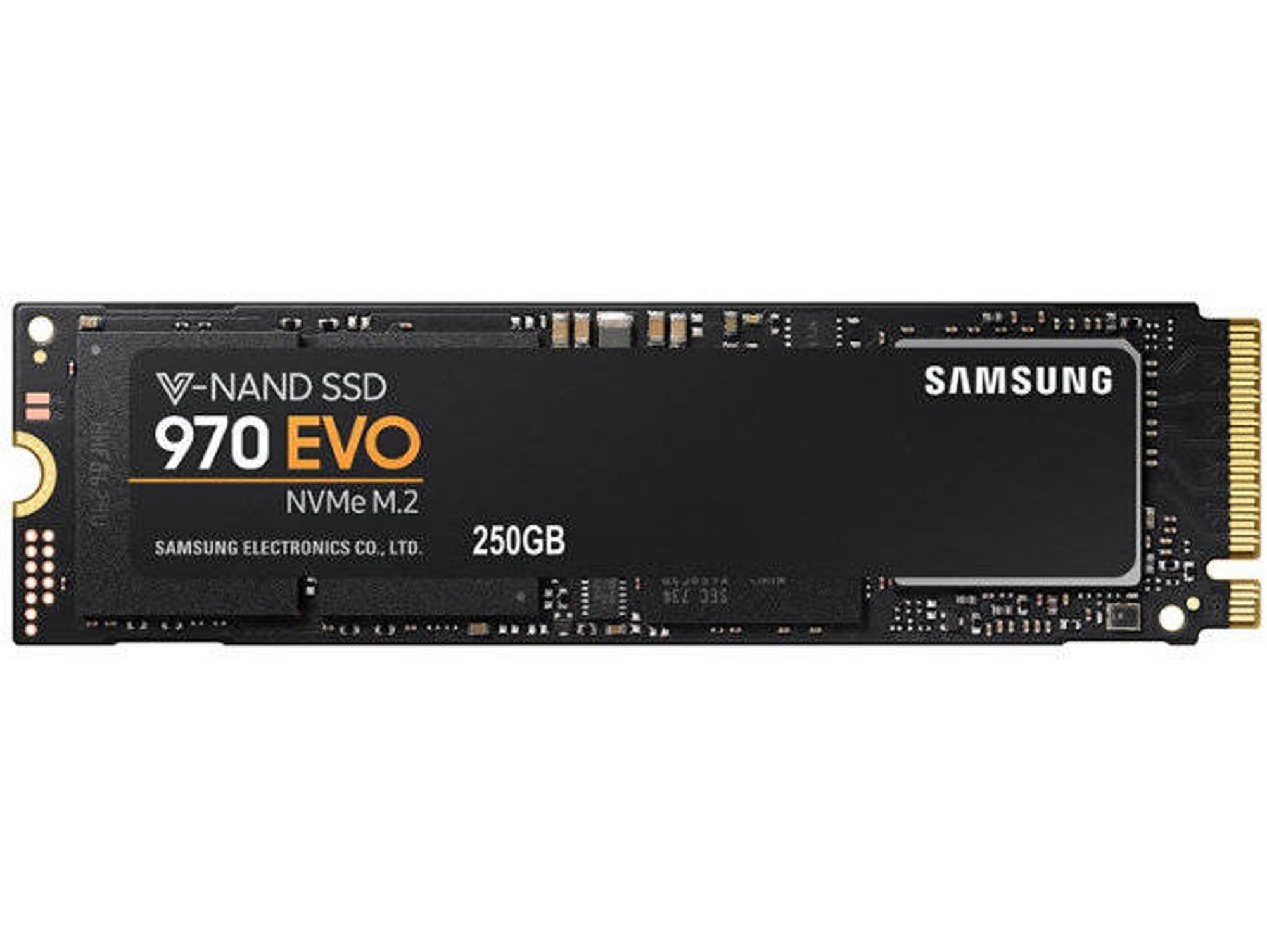 Disco SSD Interno SAMSUNG Serie 970 EVO M2 250GB (250 GB - M.2 PCI-Express - 3400 MB/s)