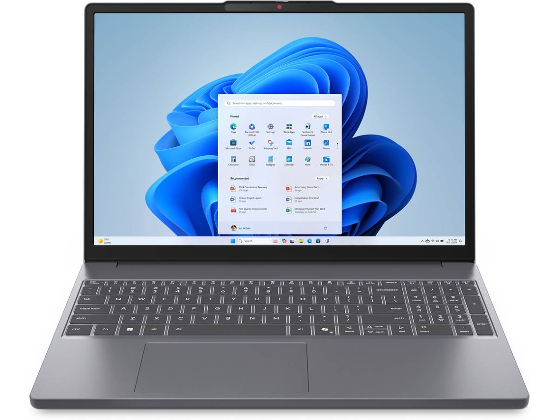 Portátil LENOVO IdeaPad Slim 3 15IRH10 (15.3'' -  Intel Core i5 i5-13420H - RAM: 16 GB - 1 TB SSD - Intel UHD Graphics)