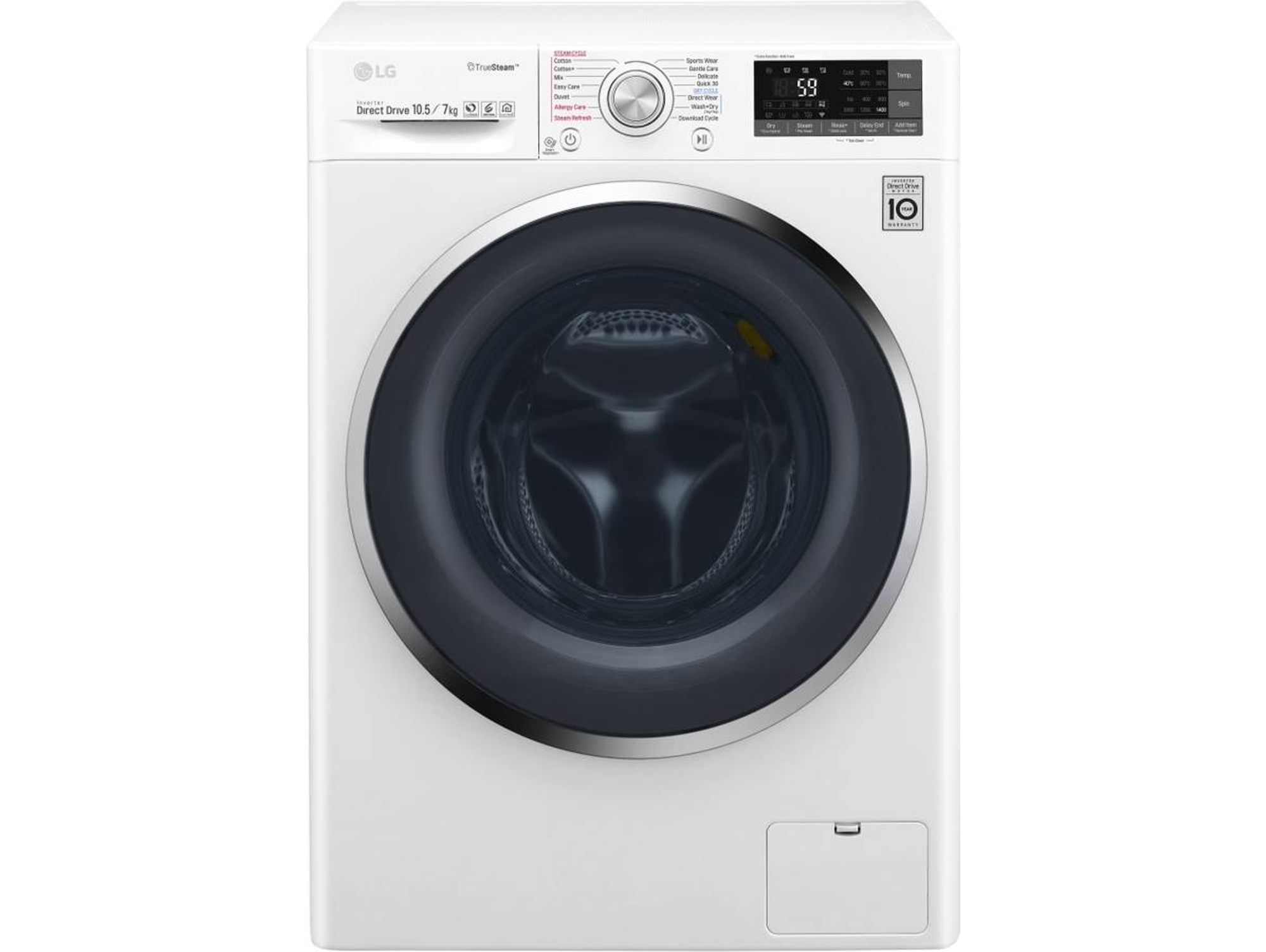 Lavasecadora LG F4J8JH2WD (10/7 kg - 1400 rpm - Blanco)