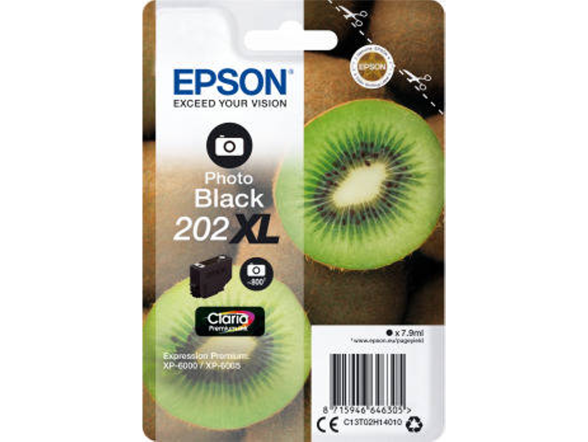 Tinta EPSON 202XL Negro Fotográfico