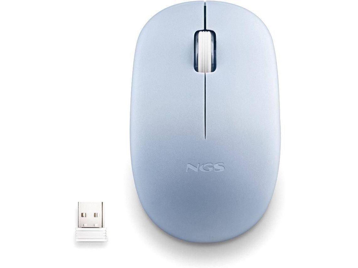 Ratón inalámbrico NGS Fog Pro (1000 Dpi - Azul)