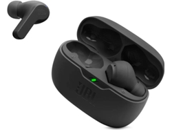 Auriculares Bluetooth True Wireless JBL Wave Beam (In Ear - Micrófono - Negro)