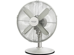 Ventilador de Sobremesa CECOTEC ForceSilence 570 SteelDesk (3 velocidades - 45 W - Diámetro: 40 cm)