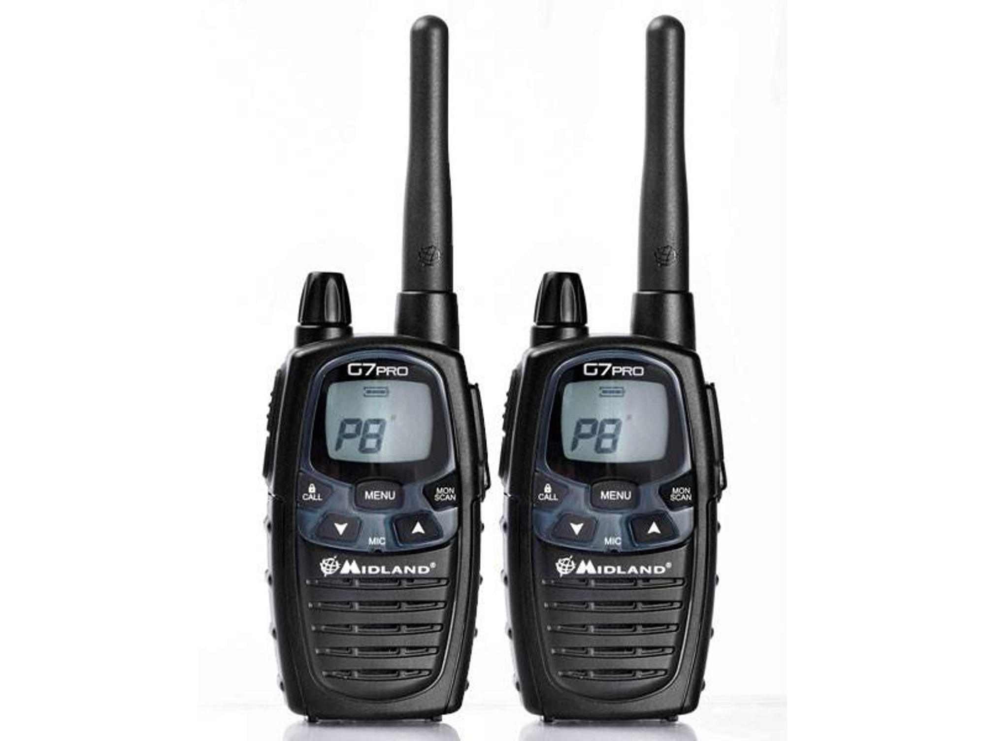 Walkie-talkie MIDLAND G7 PRO C1090.6 (8 Canales - 10 Km - Hasta 3h de autonomía - Negro)