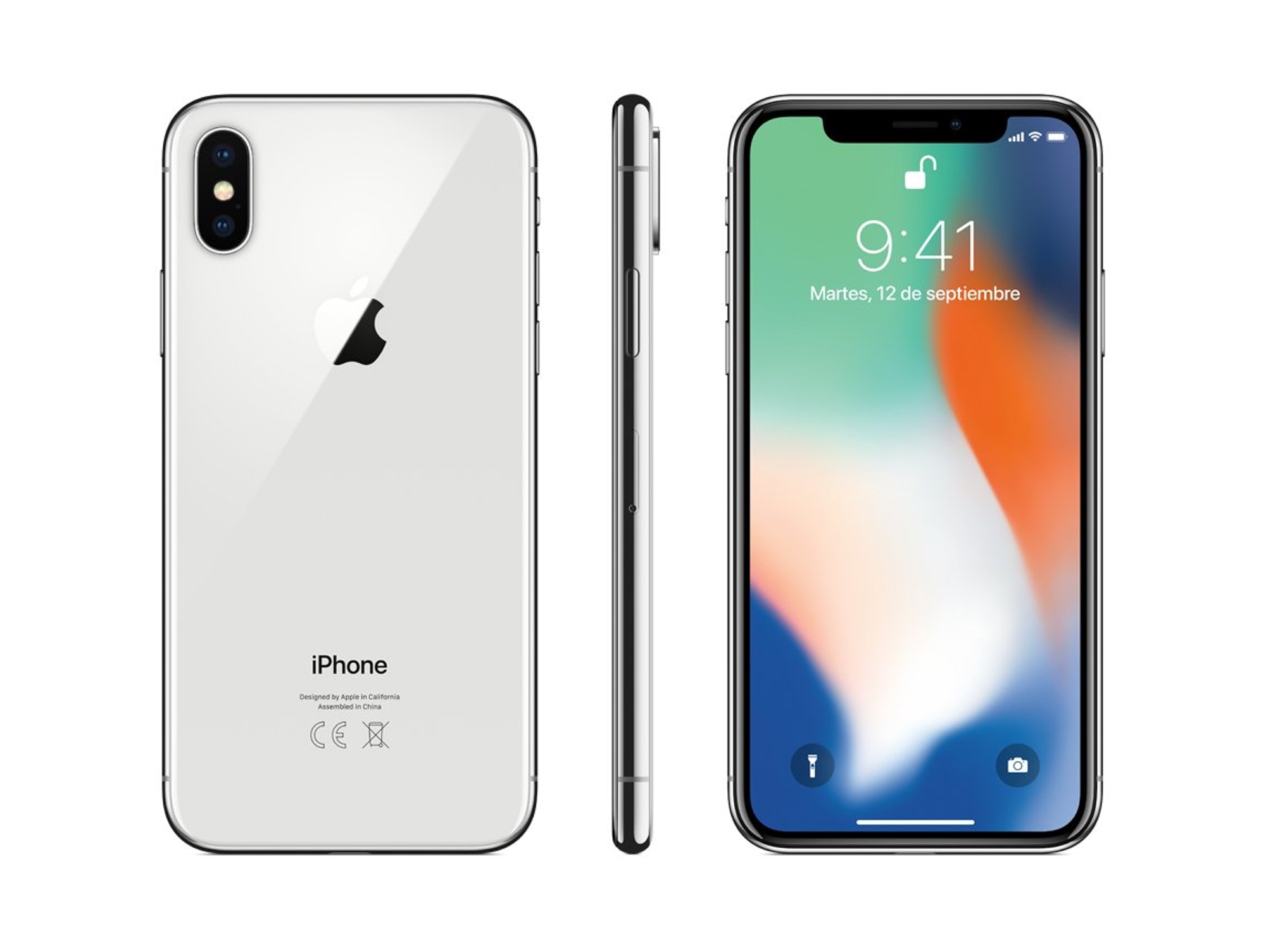 iPhone X APPLE (5.8'' - 3 GB - 64 GB - Plateado)