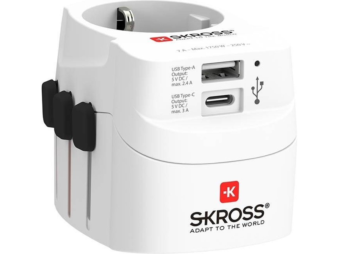 Adaptador de viaje SKROSS Pro Light Usb