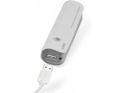 Powerbank SBS Selfie (3000 mAh - 1 USB - MicroUSB - Blanco)