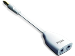 Conector audio KSIX BXCAUD blanco
