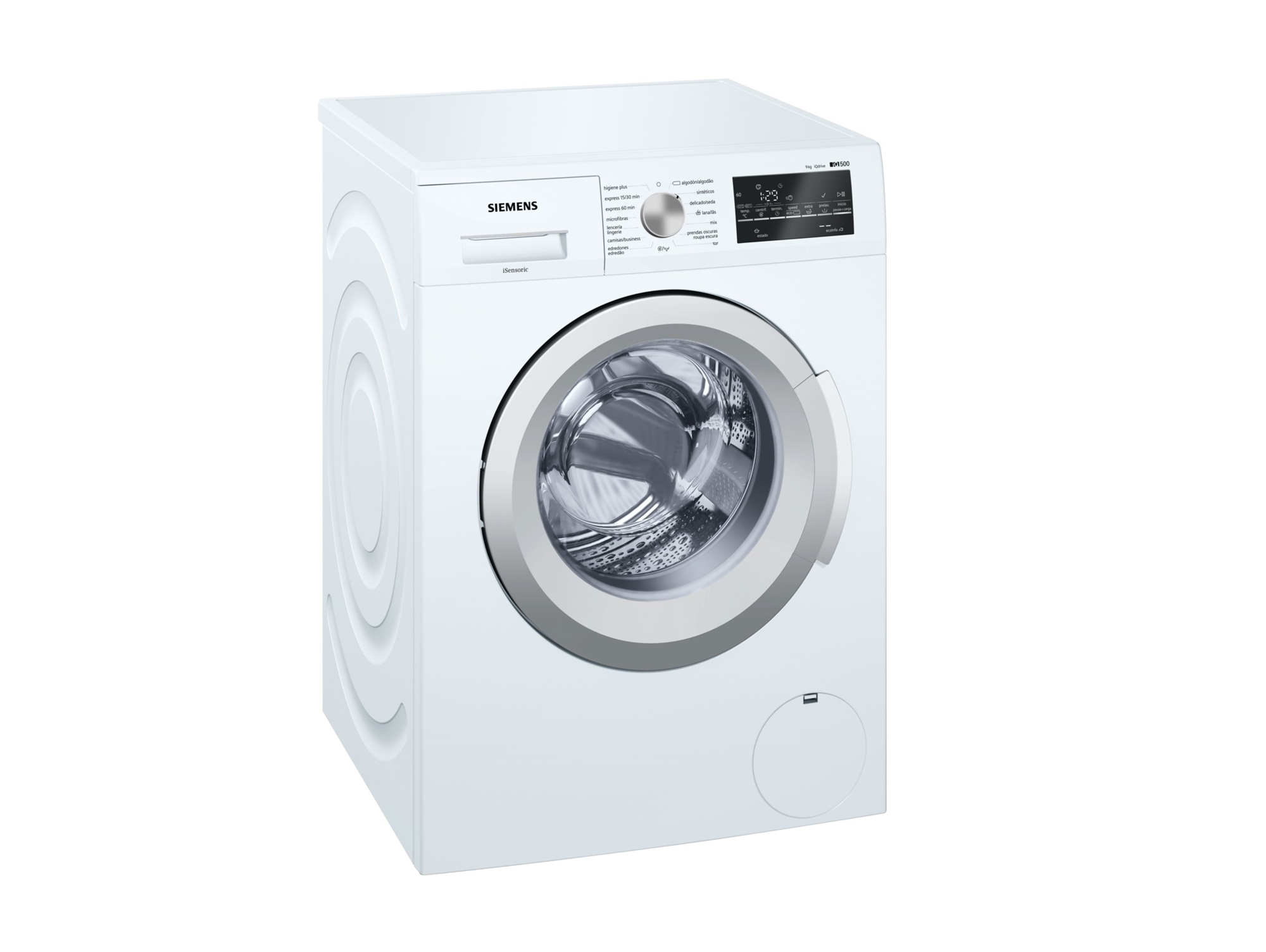 Lavadora SIEMENS WM12T498ES (9 kg - 1200 rpm - Blanco)
