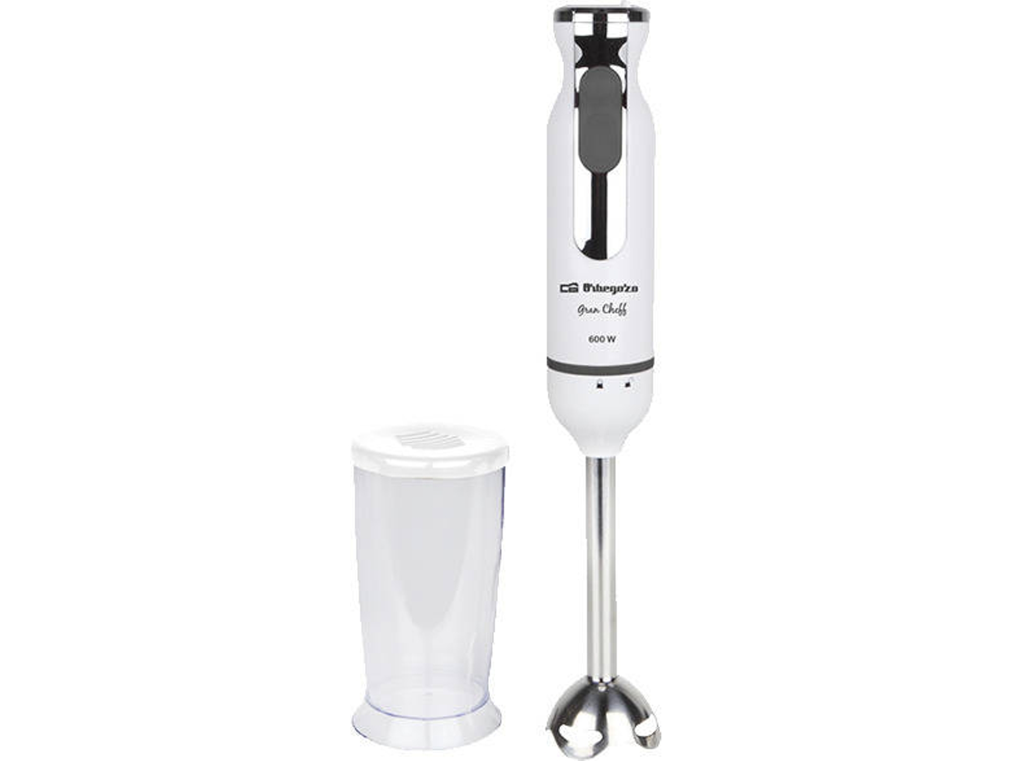 Batidora de mano ORBEGOZO BT 2200 (600 W - Blanco)