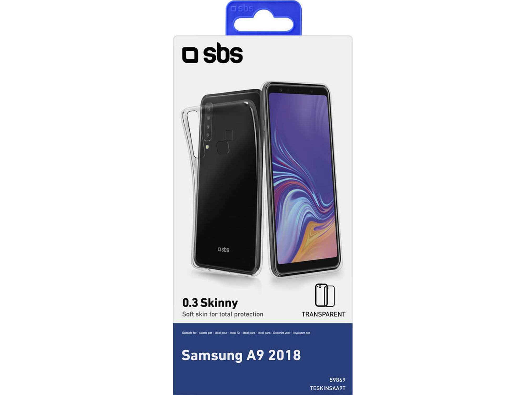 Carcasa Samsung Galaxy A9 SBS Skinny Transparente
