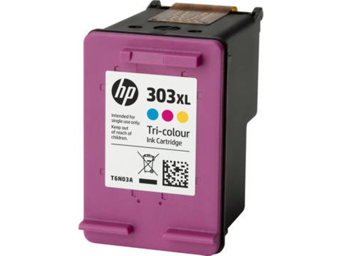 Cartucho de Tinta Original HP Tricolor 303 XL para Impresora multifunción HP ENVY Photo de la serie 6230, 7830, 7130