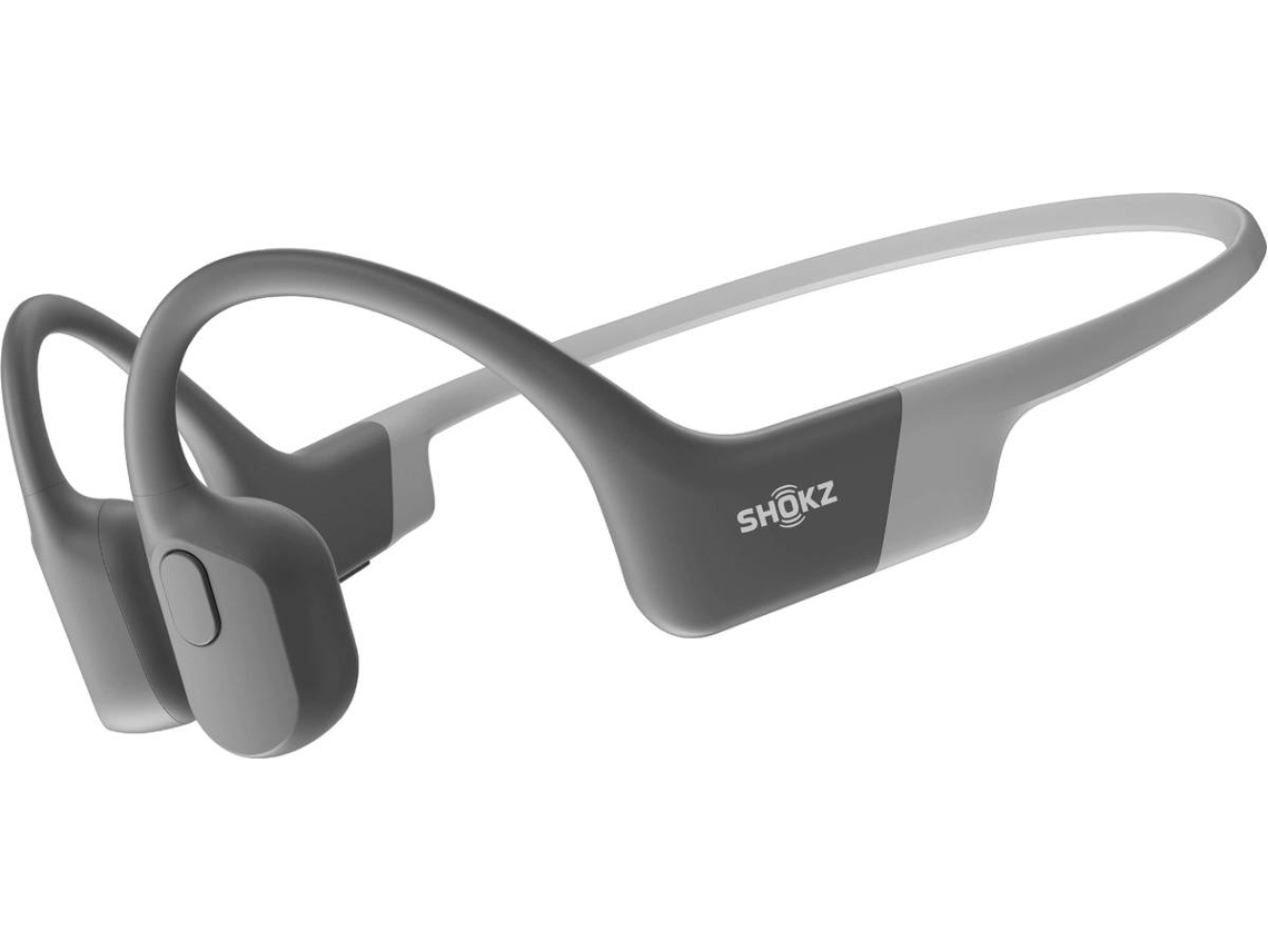 Auriculares Bluetooth Multipoint SHOKZ Openrun (Open Ear - Micrófono - Gris)