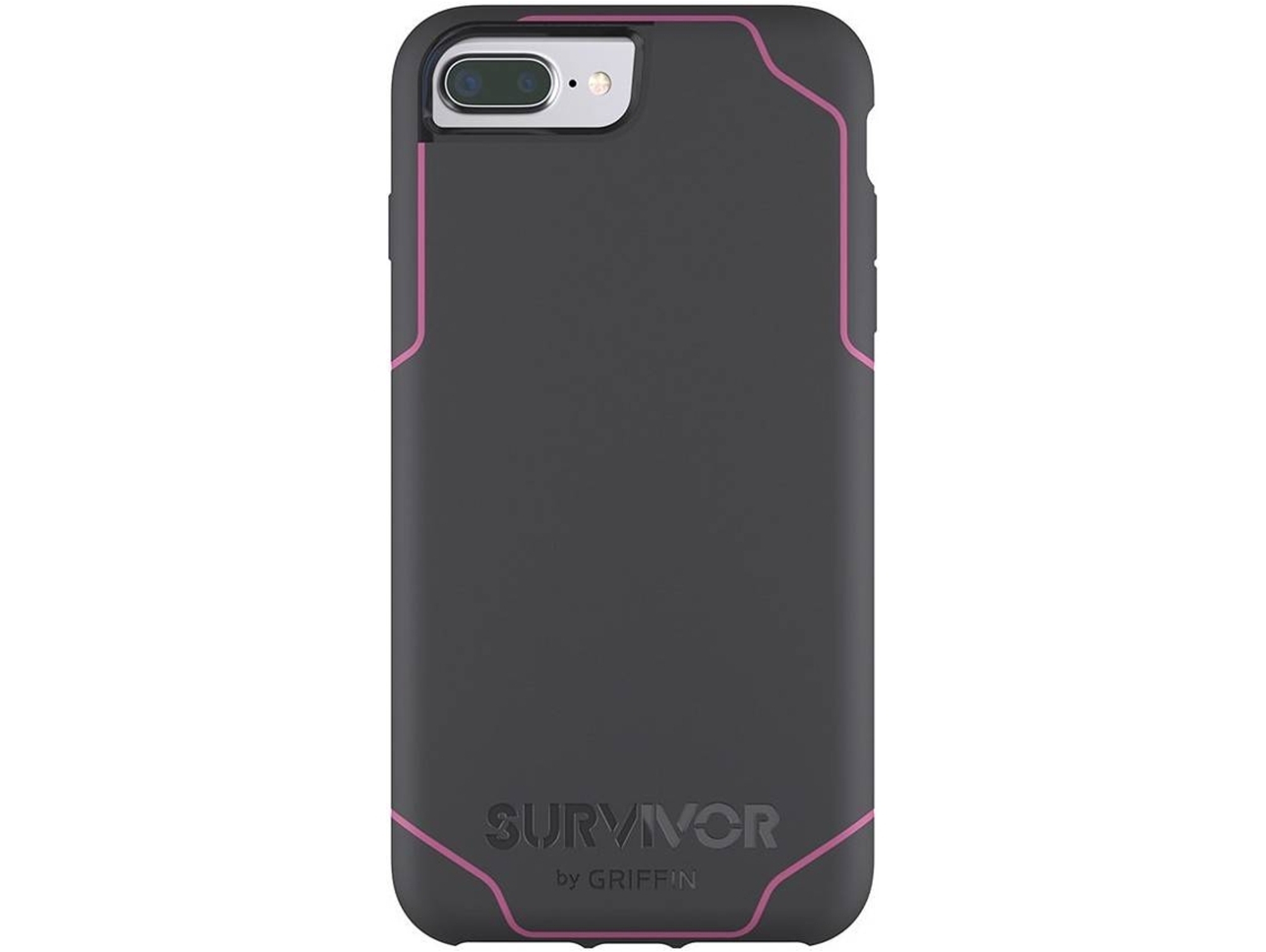 Carcasa iPhone 6 Plus, 6s Plus, 7 Plus, 8 Plus GRIFFIN Journey Gris
