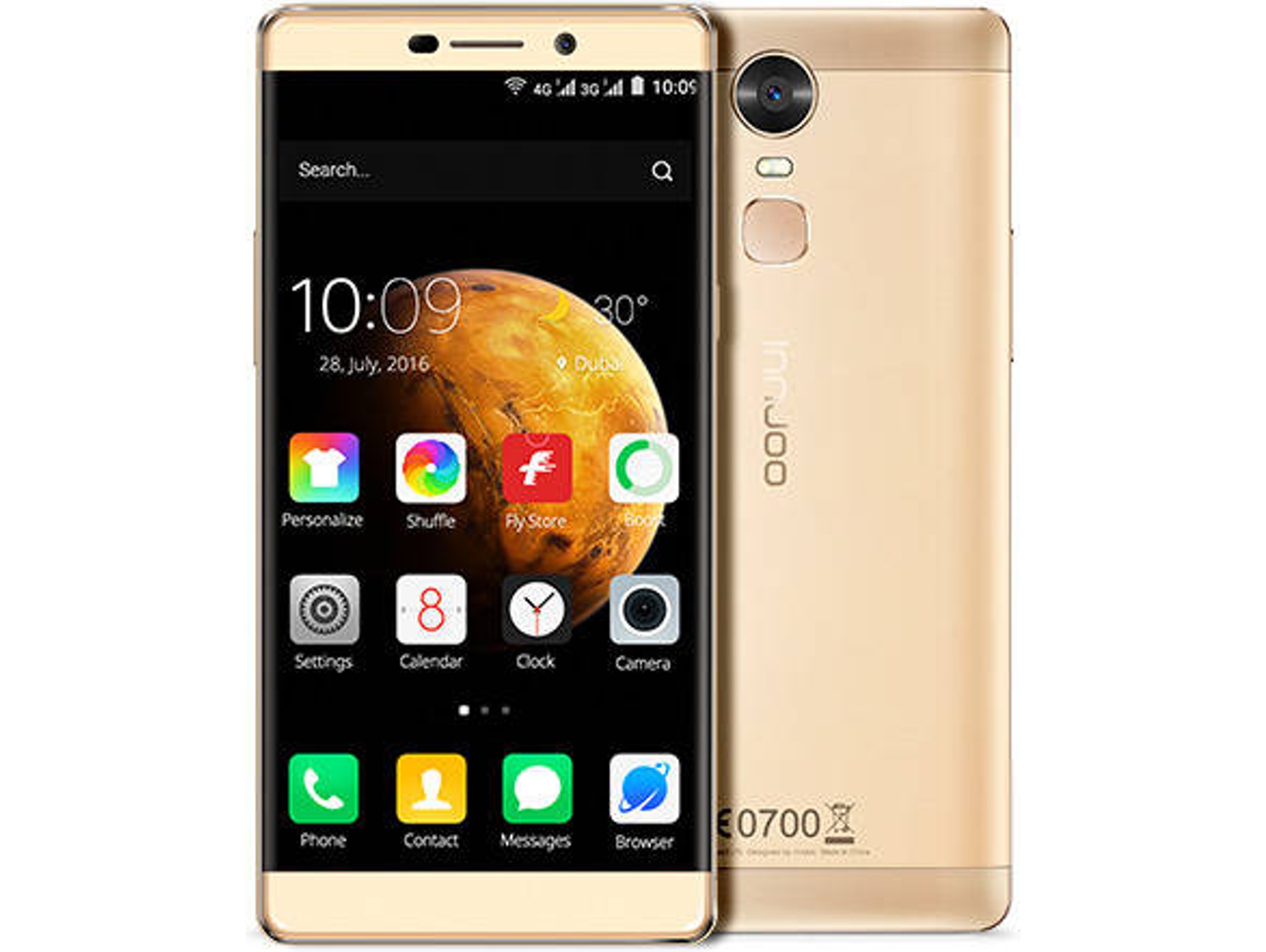 Smartphone INNJOO Max 3 3G (6'' - 1 GB - 16 GB - Dorado)