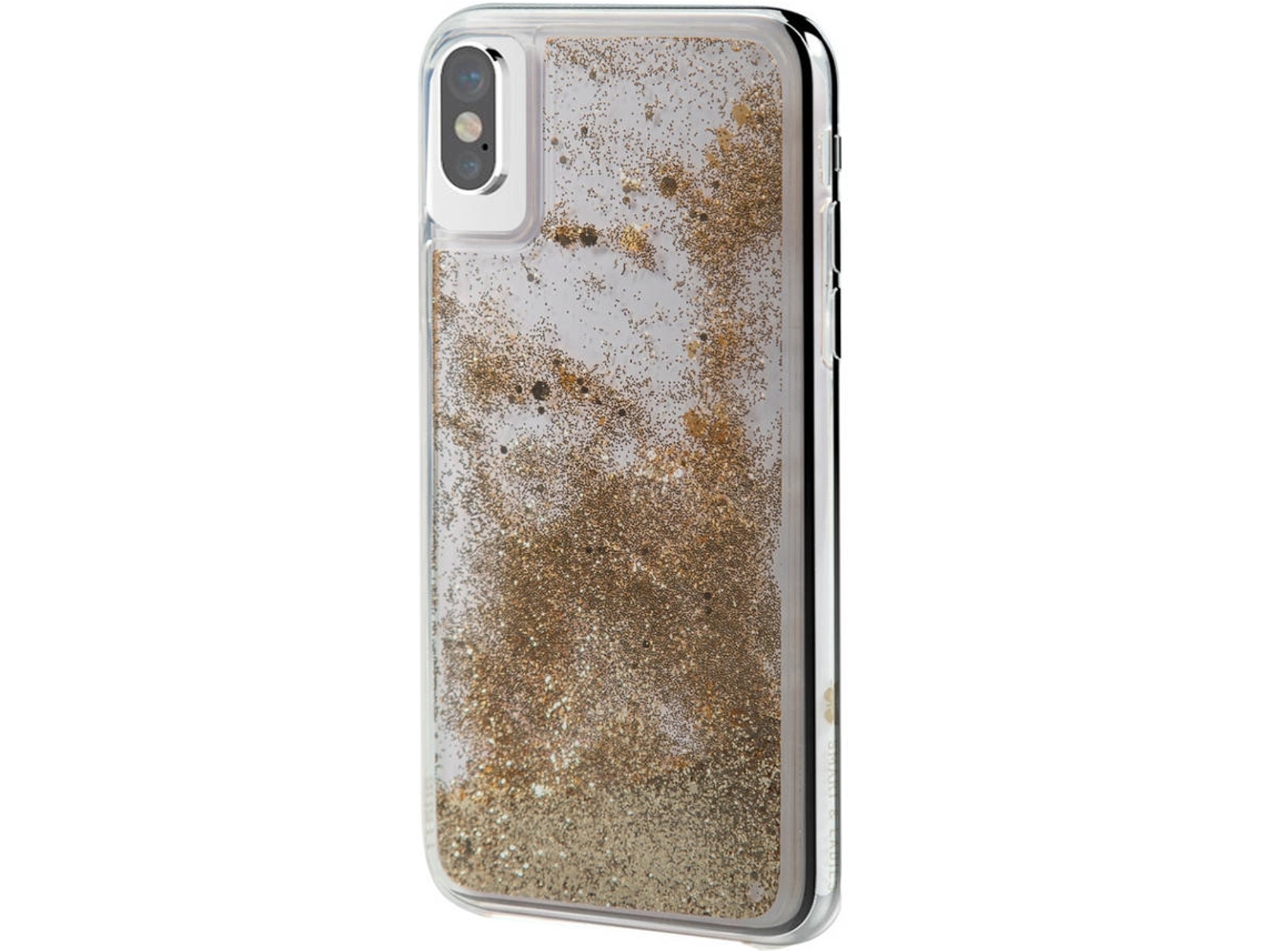Carcasa iPhone X, Xs SBS Tachas Dorado