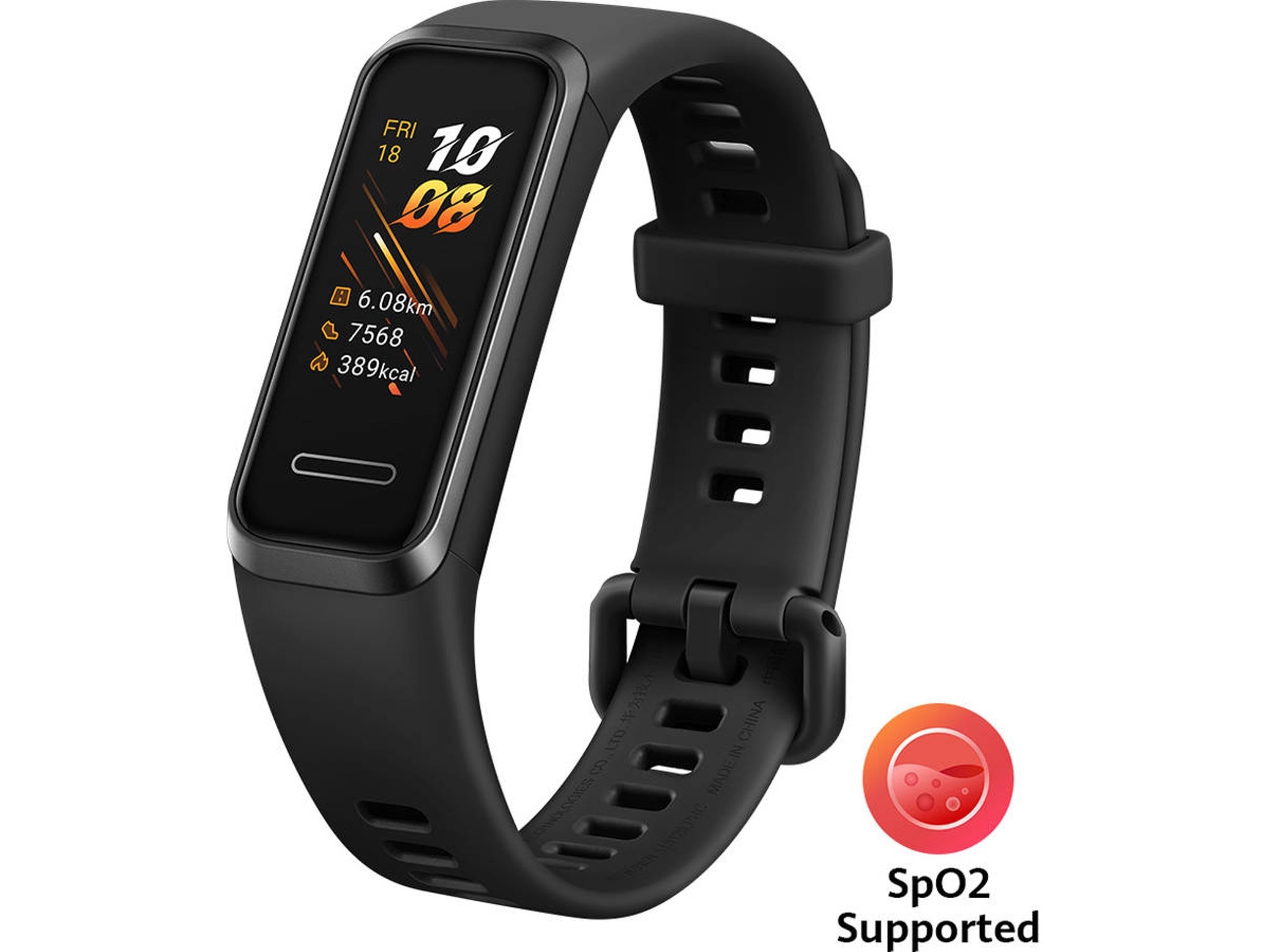 Pulsera de Actividad HUAWEI Band 4 (Bluetooth - Hasta 9 días de autonomía - Resistente al agua - Negro)