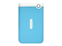 Disco HDD Externo TRANSCENDÂ 1TB StoreJet2 M3 (Azul - 1 TB - USB 3.0)