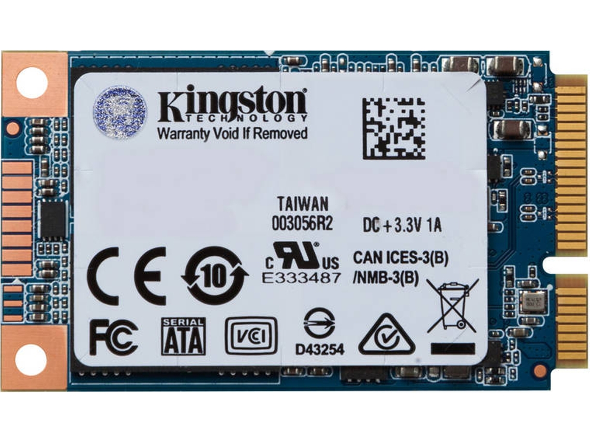 Disco SSD Interno KINGSTON 120 GB UV500 MSATA (120 GB - SATA - 520 MB/s)