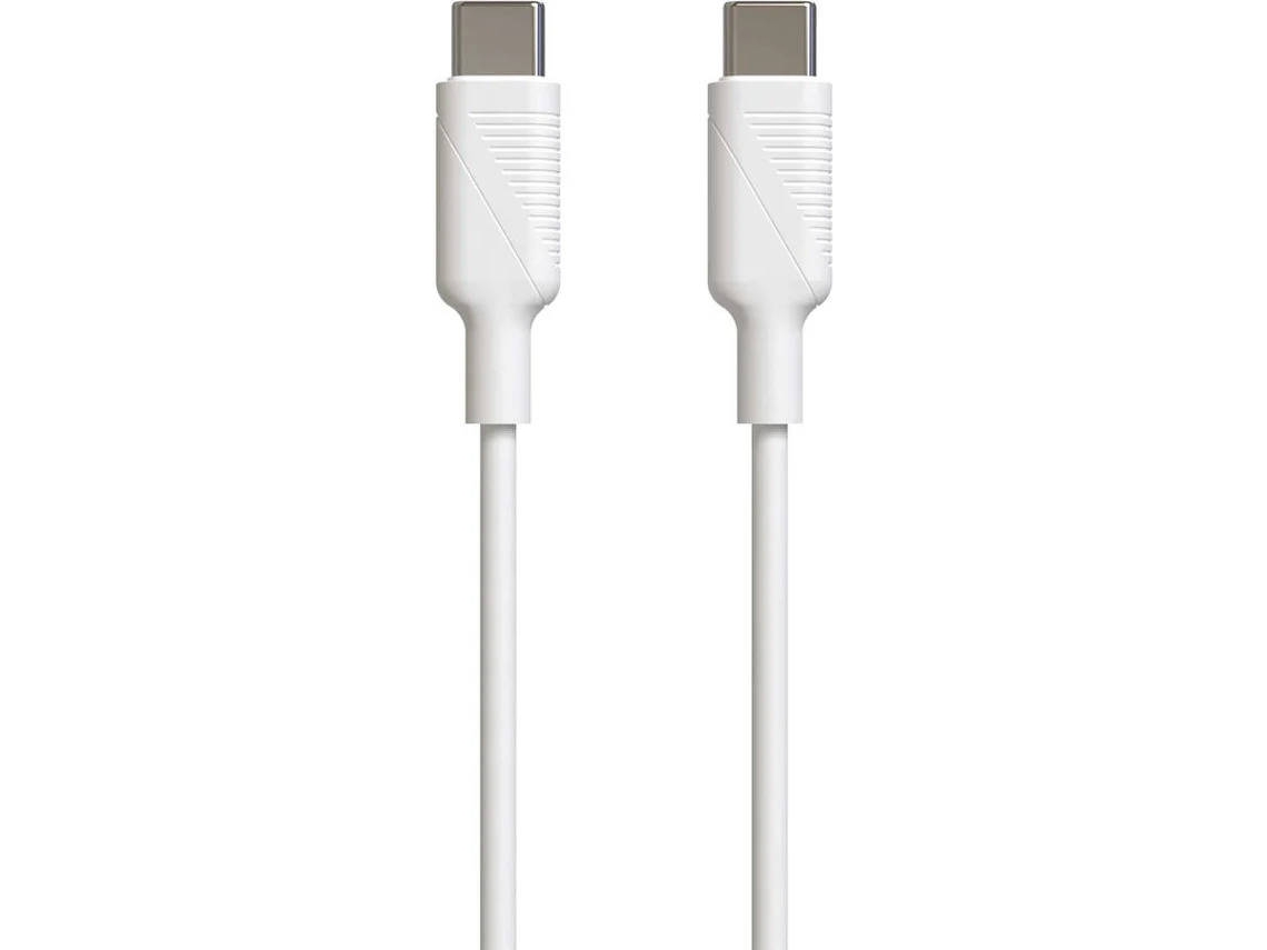 Cable MUVIT MCUSC0008 (USB-C - USB-C - 1.2m - Blanco)